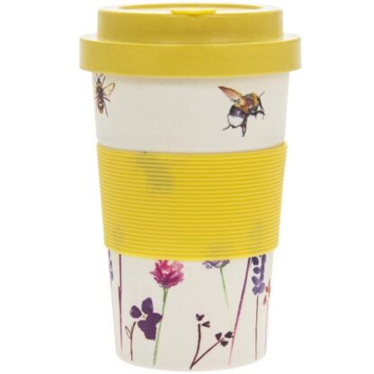 BUSY BEES BAMBOO TRAVEL MUG