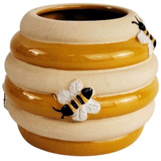 Beehive Planter Honeycomb & Sand Small
