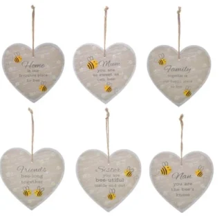 Bee Heart Plaque (6)