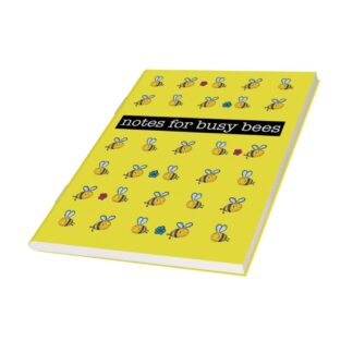 Notebook A5 bee yellow