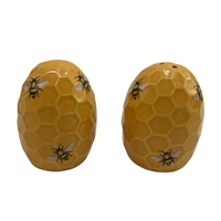 Salt and Pepper Honeycomb With Bee